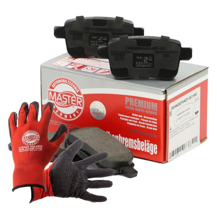 Hátsó fékbetétek, Master-Sport Germany KÉSZLET, 2 db, 95x43,7mm