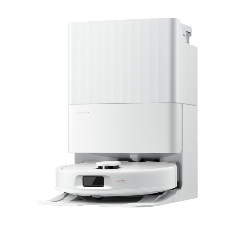 Aspirator robot Roborock QR 598, 8000 Pa, 5200 mAh, 60W, 3D mapping, Statie de incarcare, Autonomie 3 ore, Alb