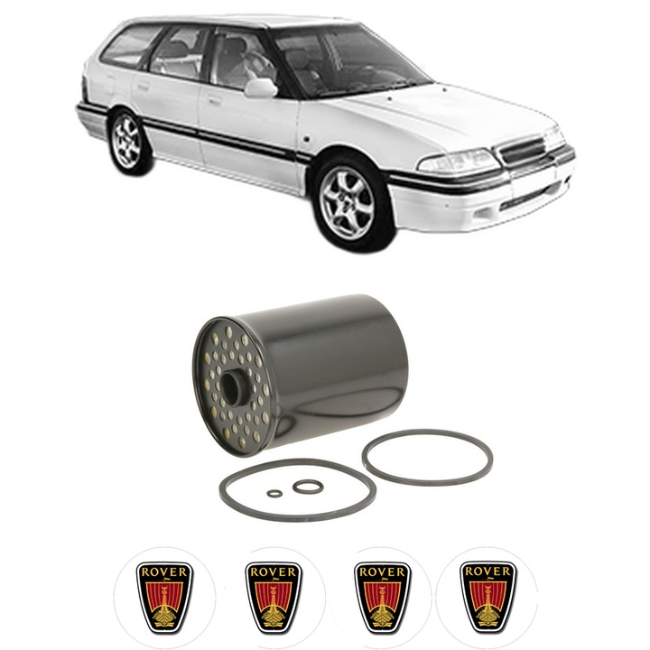 Filtru combustibil ROVER 400 Tourer (XW) 1.8 TD din 1993-1998 KW 65 CP 88 CMC 1769, Bosch, Auto, 4x Stickere auto cu ROVER