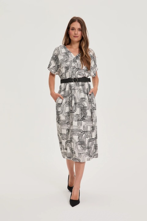 Rochie Alba din Vascoza si In, Alb