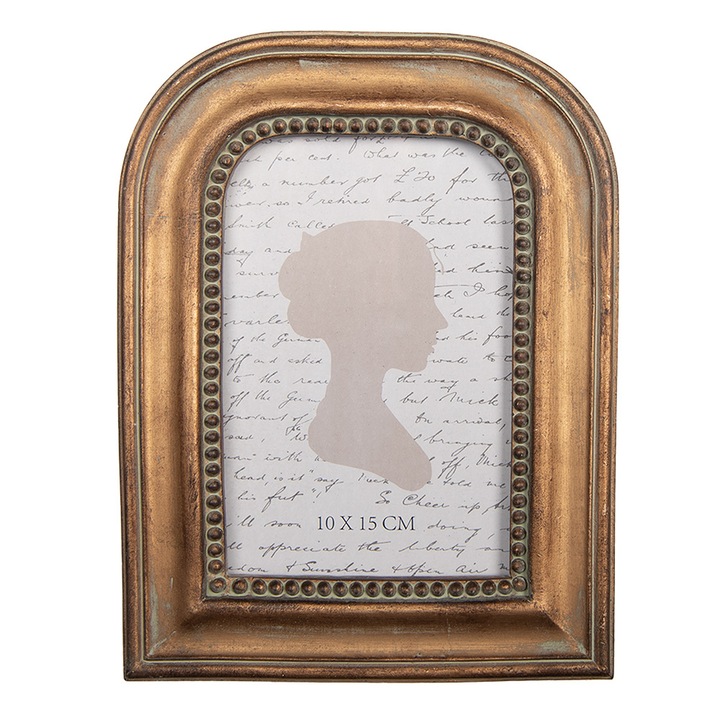 Rama foto masa aurie 16x2x21 cm / 10x15 cm