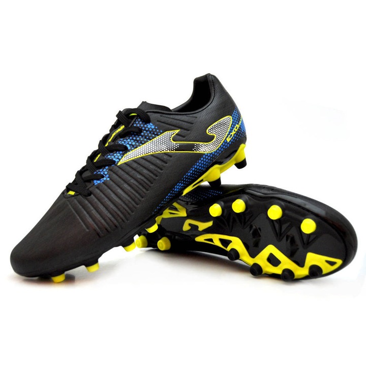 Ghete de fotbal Joma Propulsion, sintetic, negru, 42.5 EU