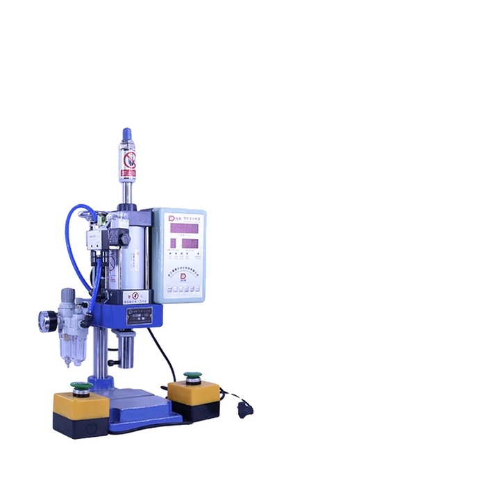 Presa pneumatica, viteza ajustabila, precizie inalta, argintie, 150x135mm