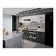 Bucatarie Daria MDF, V1 260x60x200cm, Alb+Antracit