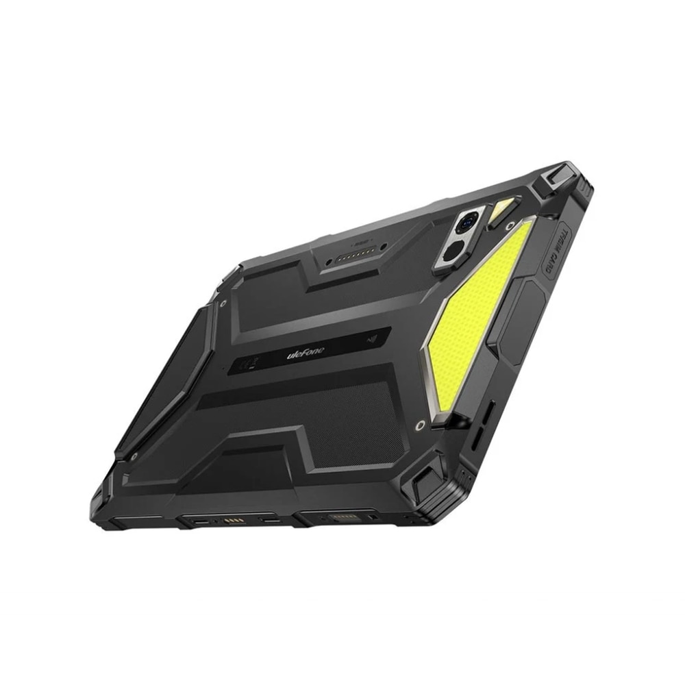 Tableta Ulefone Armor Pad 4 Ultra Thermal, Procesor MediaTek Dimensity 6300 5G, Ecran IPS 10.36", 8GB RAM, 256GB Flash, 50MP, Wi-Fi, Bluetooth, GPS, Face ID, Android, 5G, Dual SIM, Fara incarcator Negru