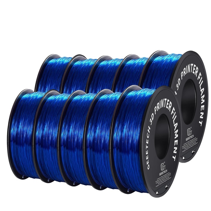 Filament TPU, 1.75 mm, rugalmas, kék, 1 kg