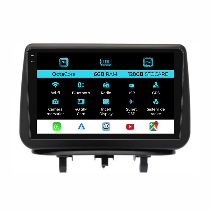 Мултимедия за Opel Meriva (2010-2017), 9 инча, 6GB RAM, 128GB място за съхранение, Carplay