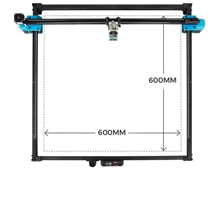 Gravator laser 280W TTS-10EU, taiere versatila, 600x600mm, 0.08mm focalizare, 8mm lemn, 5mm acrilic