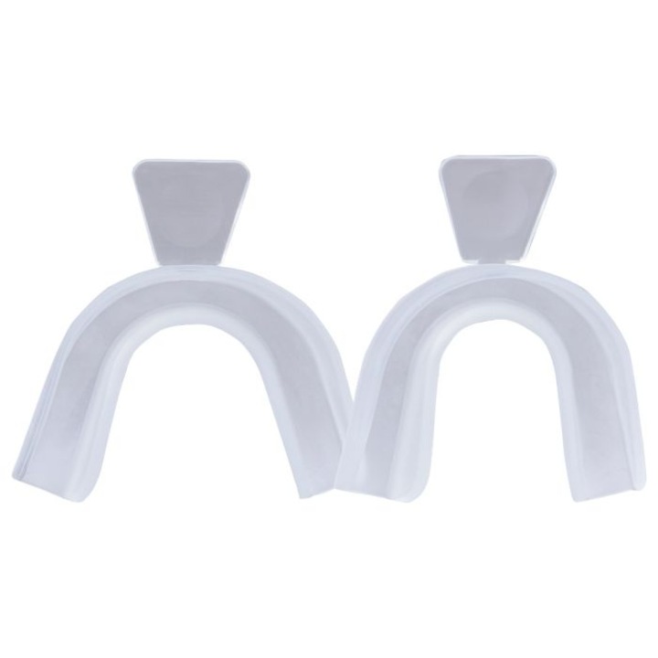 Gutiera albire dinti PRIMA, moale si transparenta, 430×430×250 mm, 1 pereche