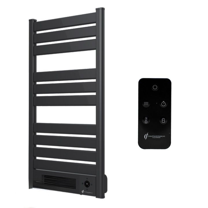 Uscator electric de prosoape de perete cu suflanta Omiros Sannover 2000 W Negru