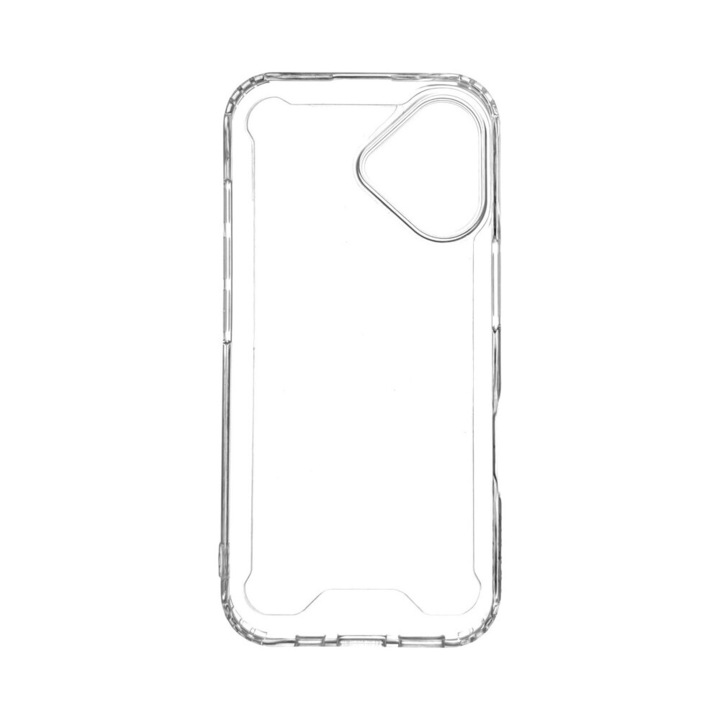 Husa de protectie CENTO Como compatibila cu Apple Iphone 17, Transparent, Silicon Premium, Slim, colturi intarite, Anti zgarieturi, Anti soc, cu margini ridicate pentru protectia ecranului si a camerei