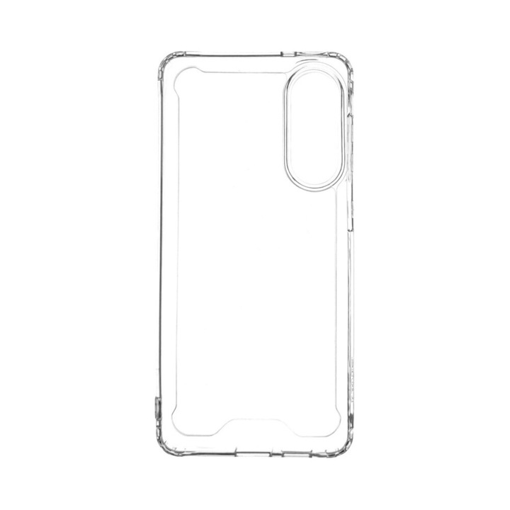 Husa de protectie CENTO Como compatibila cu Samsung S25 Edge, Transparent, Silicon Premium, Slim, colturi intarite, Anti zgarieturi, Anti soc, cu margini ridicate pentru protectia ecranului si a camerei