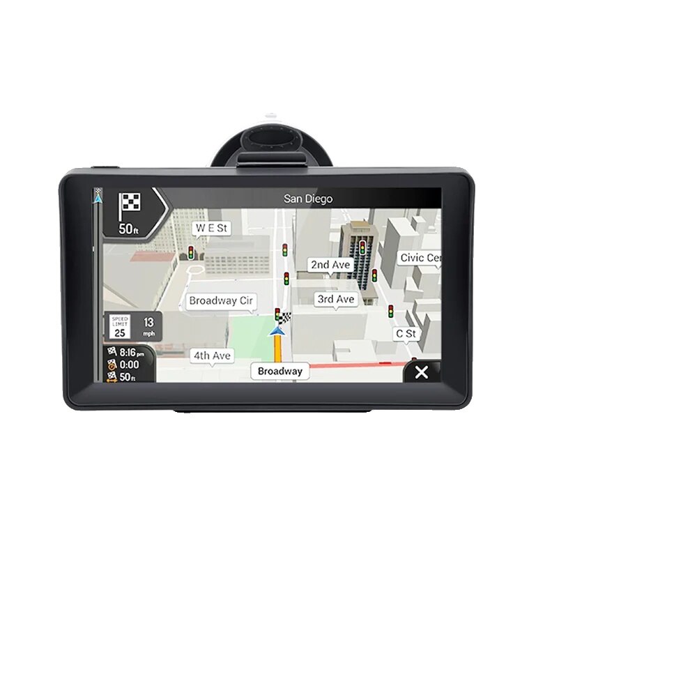 Navigator GPS 7 inch, Bluetooth, 800x480, 8GB, 704-BT - eMAG.ro