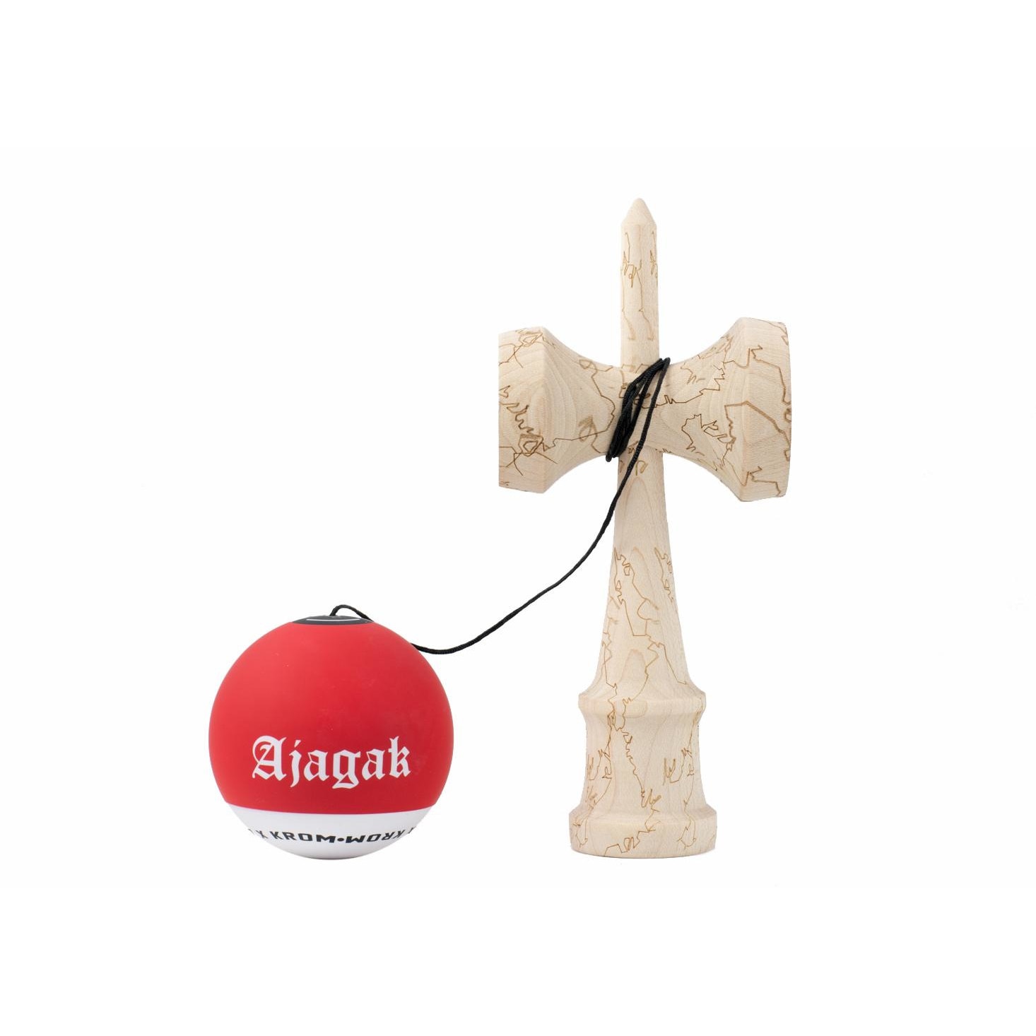 Joc de Indemanare Krom Kendama x Bibi Ajagak Red - eMAG.ro