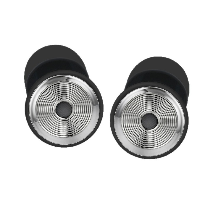 Casti de dormit cu izolare fonica, reutilizabile, impermeabile, set de 2, negre