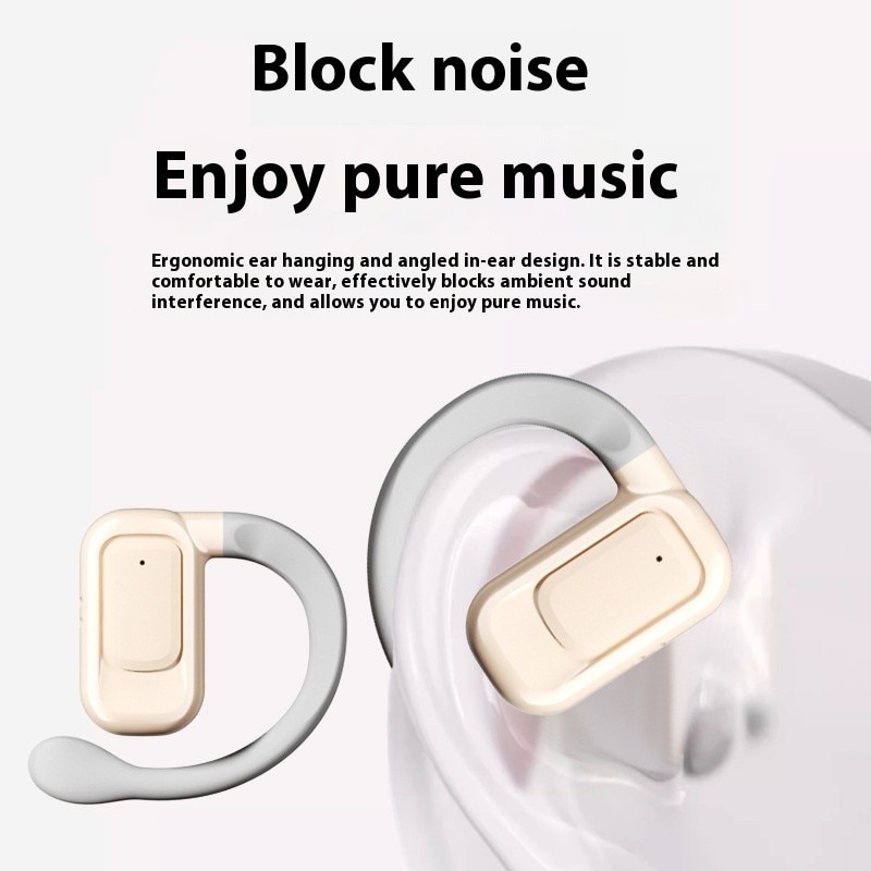 Casti wireless cu conduceri osoase, design cu ureche, anulare zgomot ...