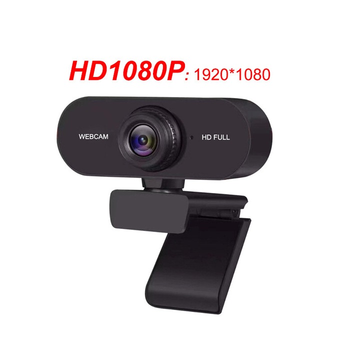Camera web HD 1080p, 10 Mega, USB, set 1 bucata