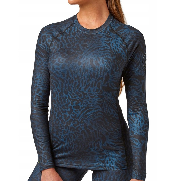 Női sportblúz CMP, SWE2604/666 modell, kék, gyorsan száradó anyag, antibakteriális tulajdonságok