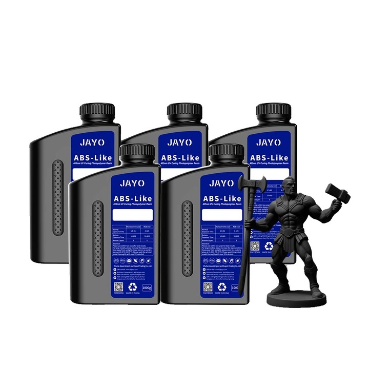 Gyanta 3D, ABS-SZERŰ, fekete, 5KG, gyors tisztítás, nagy pontosság