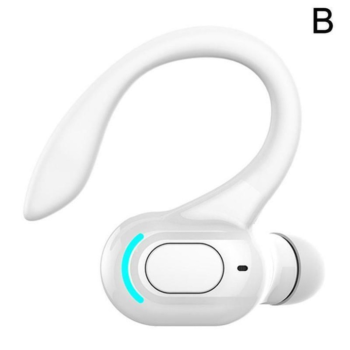 Casti wireless sport M-F8, design cu ureche, Bluetooth 5.2, impermeabile, negru