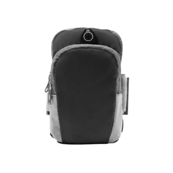 Husa brat material impermeabil pentru telefon si alte accesorii 5.5 inchi, gri Husa brat material impermeabil pentru telefon si alte accesorii 5.5 inchi, gri