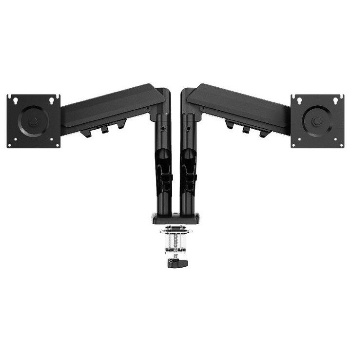 Tracer Double ArmFlex Monitor konzol, 13"-32", VESA (75x75, 100x100), Max 9 Kg, Fekete