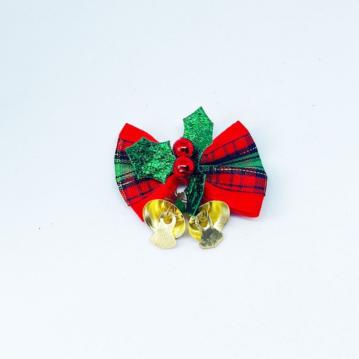 Декорация за врата KENSUI Коледа с камбанки пеперуда, многоцветна