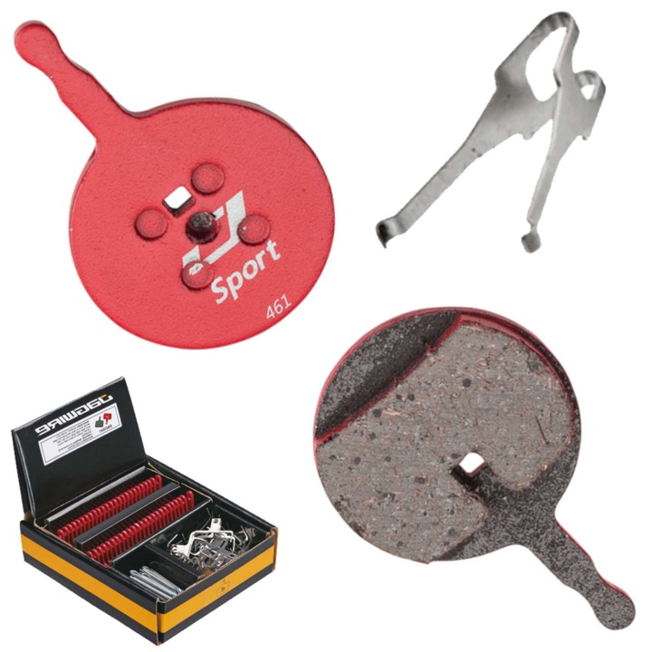 Накладки за спирачки JAGWIRE Mountain Sport, полуметални, за AVID BB5 и PROMAX Render, 1 чифт