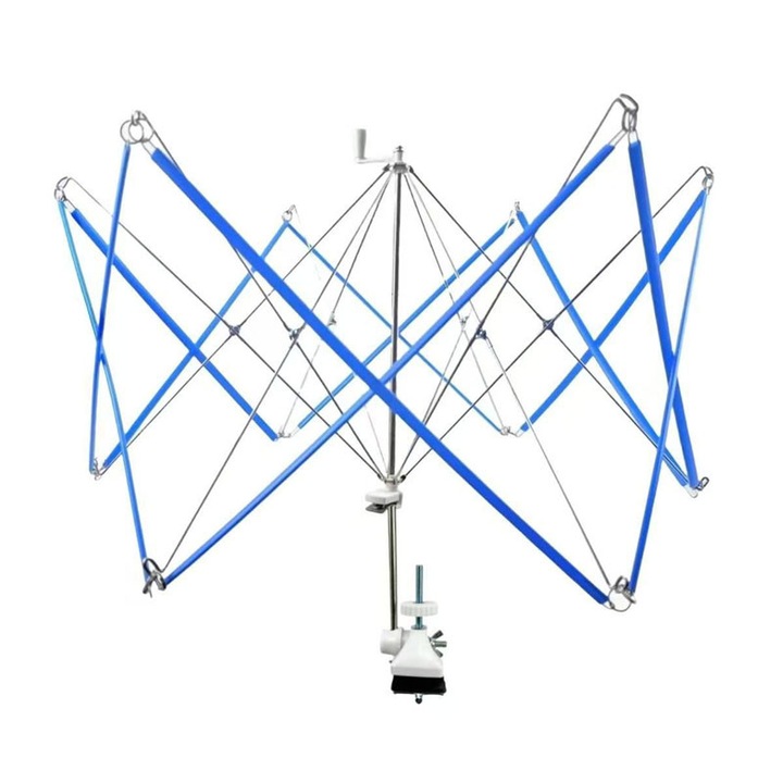 Esernyő alakú motorkezelő tartó, BOMSTOM, Multifunkcionális, Összecsukható, 65cm, Kék