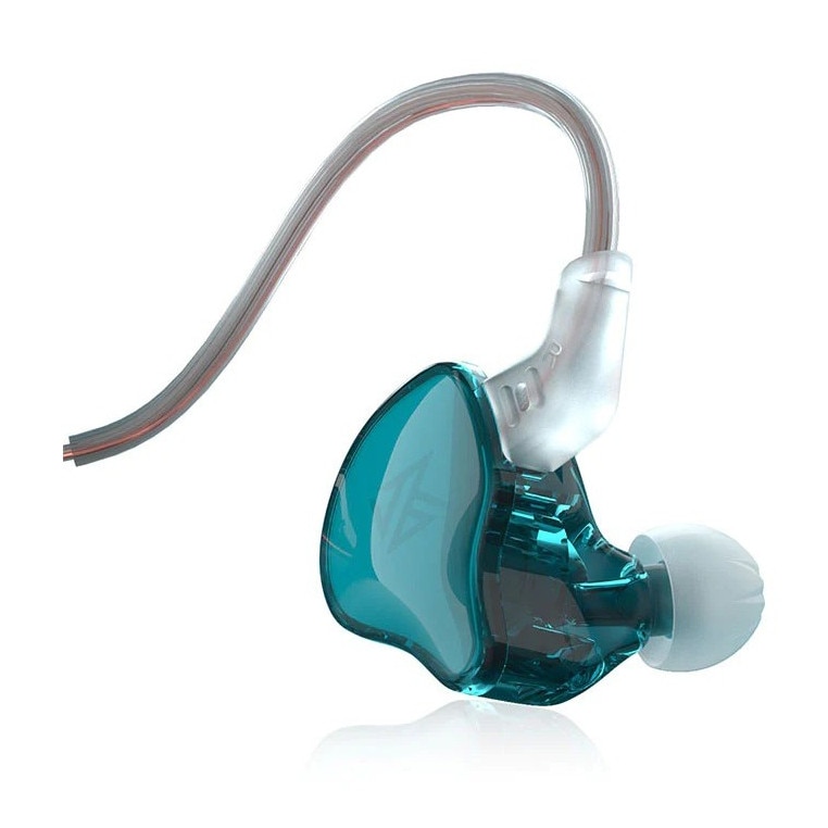 Casti audio KZ Acoustics EDCX, in-ear, 10mm, cyan