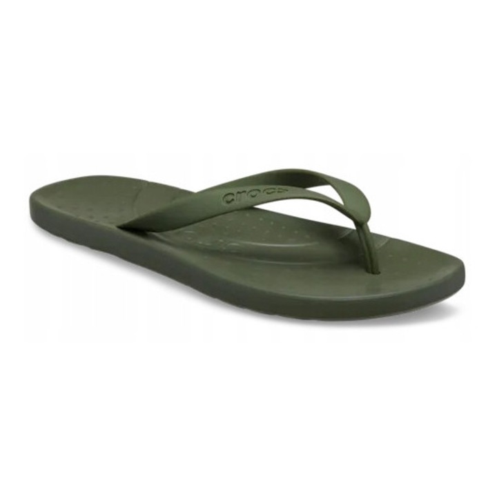 Crocs, Saboti Barbati Spuma Croslite, Crocs 210089 Flip, Verde, 48-49 EU