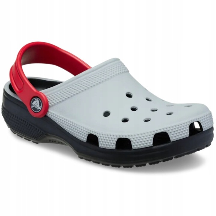 Crocs, Saboti Copii Spuma Croslite, Classic Kids Retro Sport 211258 Clog, Gri, 30-31 EU