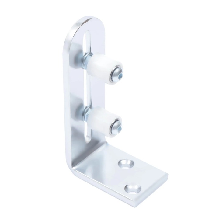 Ghidaj pentru podea, otel inoxidabil, placare cu carbon, argintiu, 12.3x6.3x4cm