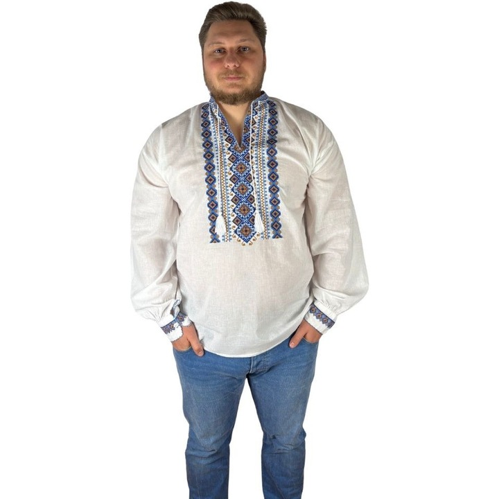 Ie barbati CPB3 alb/portocaliu, marimea XL