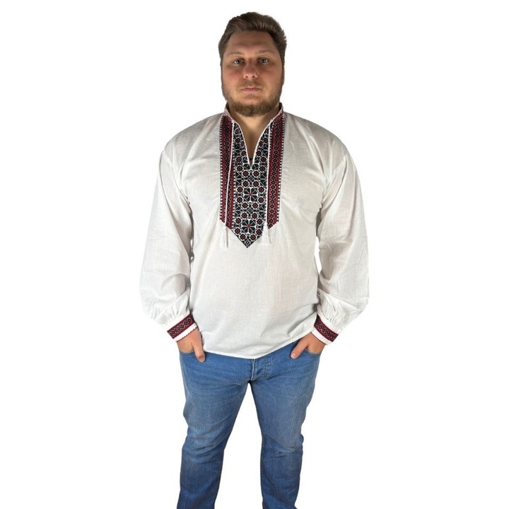 Ie barbati CPB3 alb/rosu, marimea 2XL