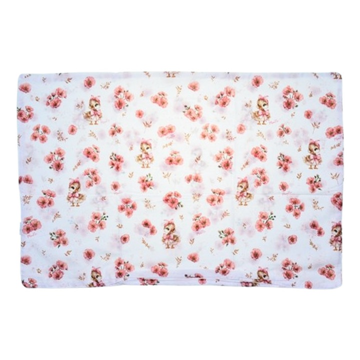 Fată de perna copii, MimiNu, roz, 40x60cm