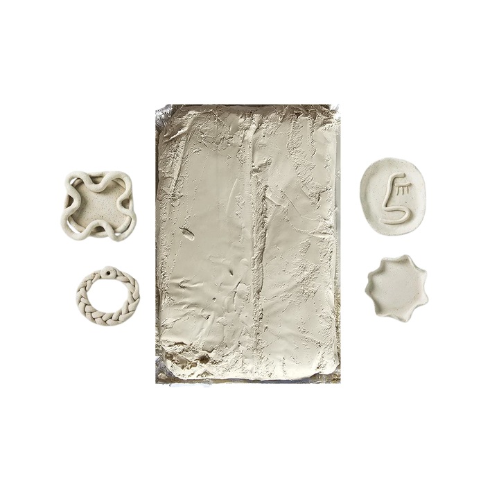 Joc de creatie Modelare cu lut, uscare naturala, 500 g, Onshine