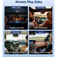 Vezeték nélküli OTTOCAST Play2Video Ultra adapter CarPlay, Android Auto, AI Box, beépített videólejátszó, Netflix/YouTube/IPTV, Plug & Play streaming eszköz autóba
