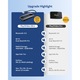 Vezeték nélküli OTTOCAST Play2Video Ultra adapter CarPlay, Android Auto, AI Box, beépített videólejátszó, Netflix/YouTube/IPTV, Plug & Play streaming eszköz autóba