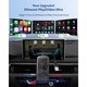 Vezeték nélküli OTTOCAST Play2Video Ultra adapter CarPlay, Android Auto, AI Box, beépített videólejátszó, Netflix/YouTube/IPTV, Plug & Play streaming eszköz autóba