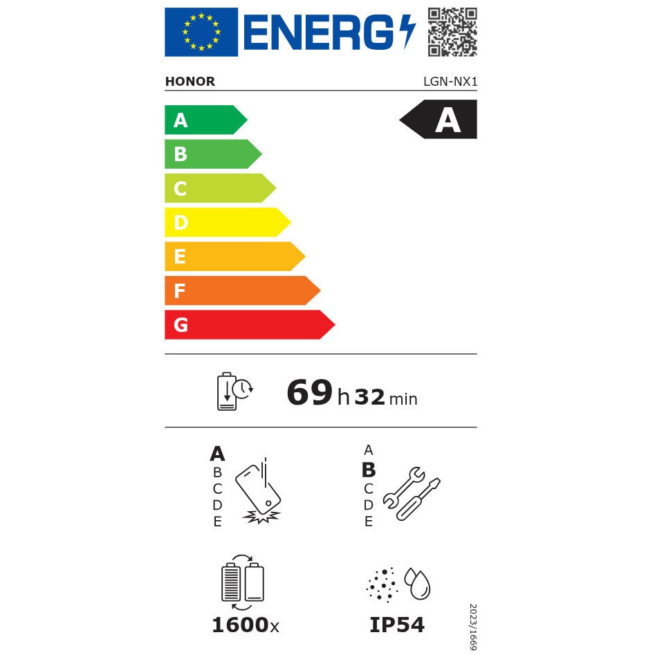 Telefon mobil Honor 400 Smart, 5G, Dual SIM, 128GB, 4GB RAM, Black