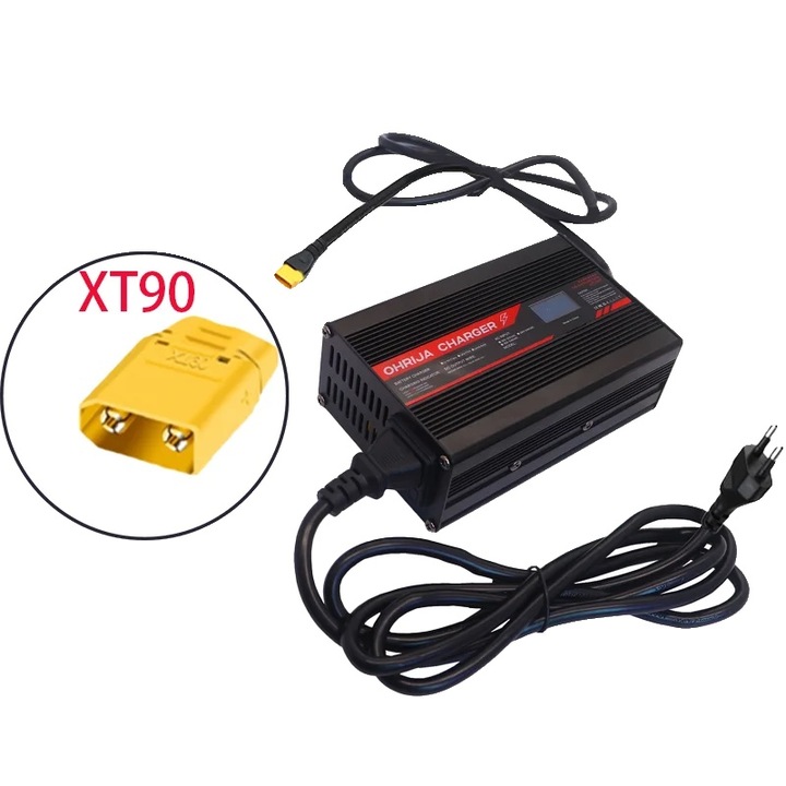 Incarcator de baterii, XT90, incarcare rapida, caracteristici de siguranta inteligente, 29.4V, 10A