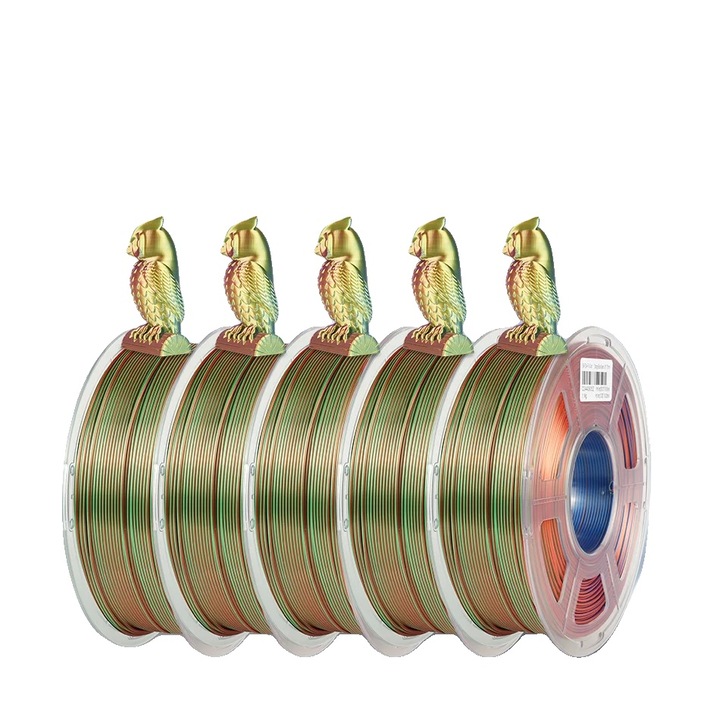 Filament 3D, Dual Color, Triple Color, SILK TI ORBLGN, 1.75mm