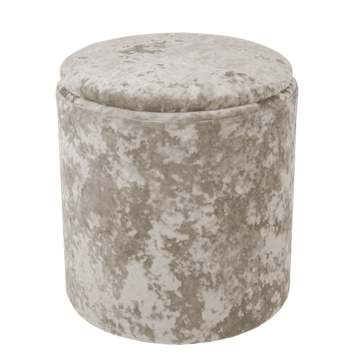 Taburet Nadia - stofa E04 - crem