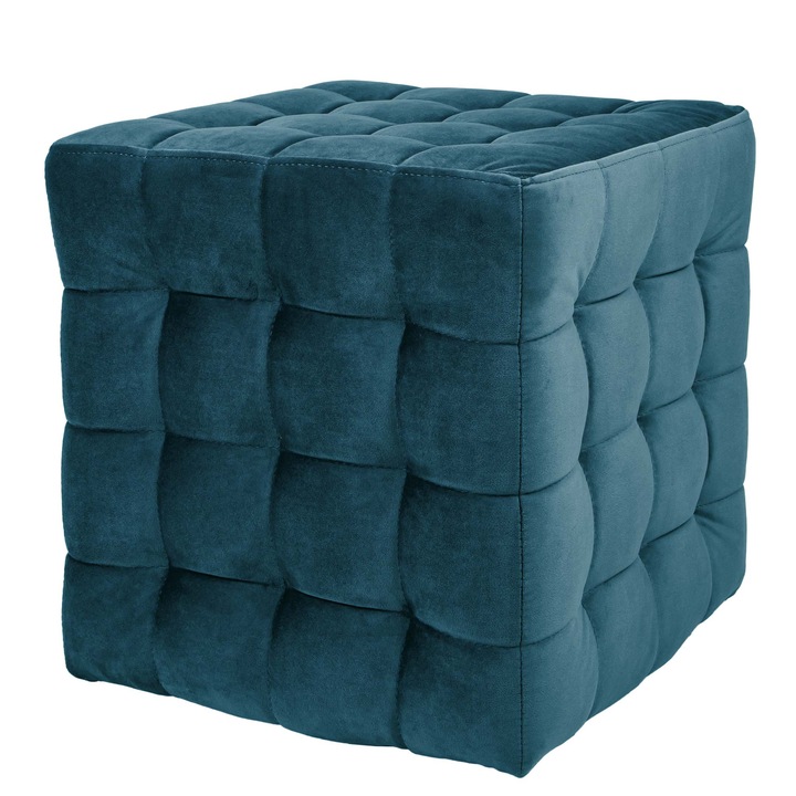 Taburet Bump - stofa H13 - turcoaz