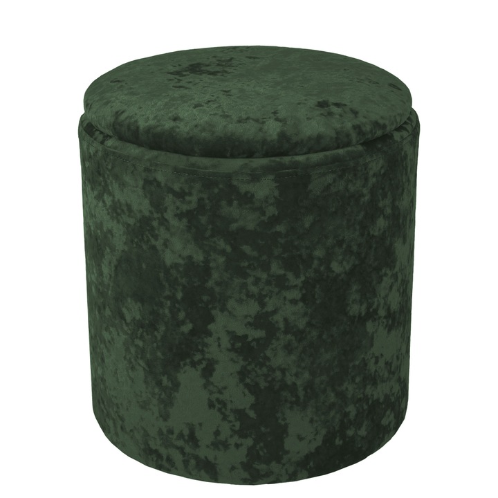 Taburet Nadia - stofa E57 - verde