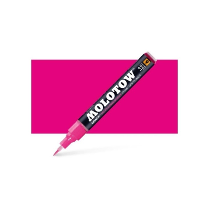 Vopsea fluorescenta UV Molotow Grafx 30ml, roz stralucitor
