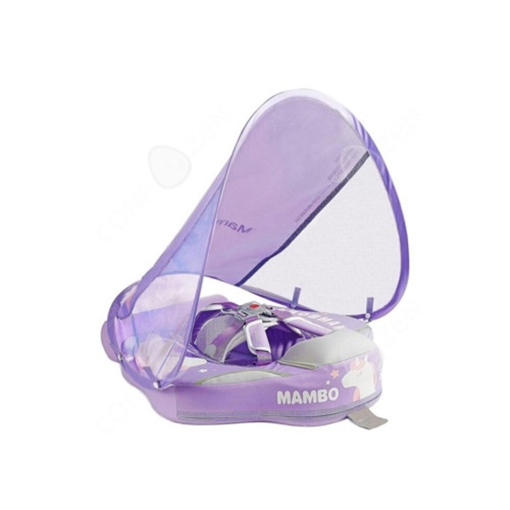 Úszógumi gyerekeknek 3-24 hónapos korig, levehető napernyővel és úszóval, Confozen