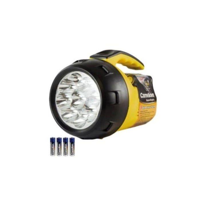 Lanterna 9 LED cu 4 baterii Perel