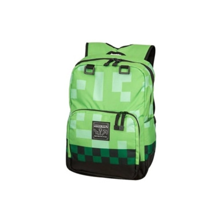 Ghiozdan My World Game, pentru campus, culoare verde smarald, dimensiuni 30x45cm